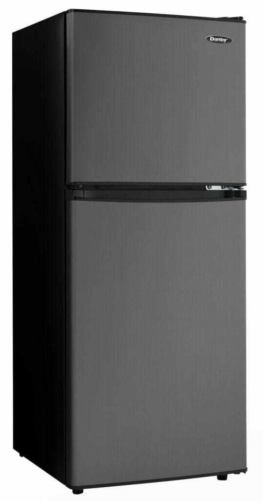 Danby 4.7 cu. ft. 2door Compact Fridge in Black Stainless Steel