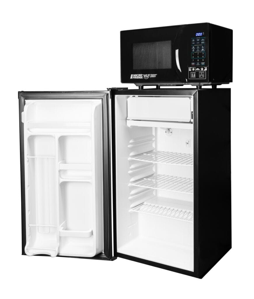 Microfridge Safeplug MicroFridge 3.2 cu. ft. Combination Unit in Black - 3.2MF4-7B1 ...